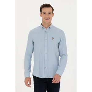 U.S. Polo Assn. Erkek Açık Mavi Gömlek Basic 50271275-VR003