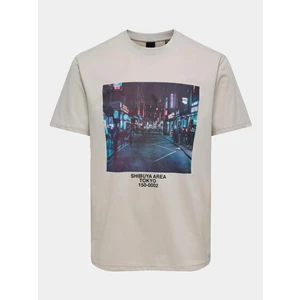 Only & Sons Onslex Lıfe Reg Photoprınt Ss Tee Erkek Tişört - 22028171