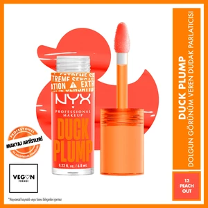 Nyx Professional Makeup Duck Plump Dolgun Görünüm Veren Dudak Parlatıcısı - 13 Peach Out
