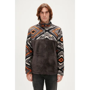 Bad Bear 23.02.29.002-C02 Afro Full-Zip Erkek Peluş Polar