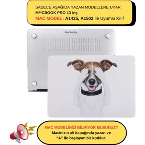 Macbook Pro Kılıf 13 inç Dog01 (Eski HDMI'lı Model 2012-2015) A1425 A1502 ile Uyumlu