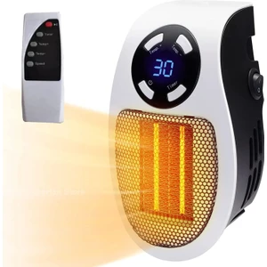 Taşınabilir Isıtıcı Mini Radyatör Uzaktan Elektrikli Isıtıcı Fişi Duvar Odası Isıtıcı Ev Aletleri Isıtma Soba Isıtıcı Makinesi 500 W (Yurt Dışından)