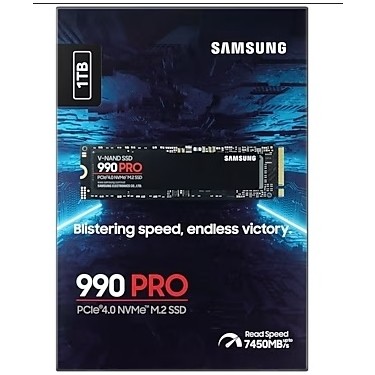 【新品未使用】Samsung 990 PRO 1TB SSD Samsung 990 Pro 1tb Nvme M.2 SSD (7450-6900MB/S) Fiyatı