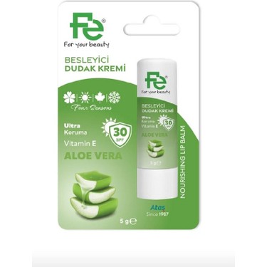 FE BESLEYİCİ DUDAK KREMİ ALOE VERA 5G
