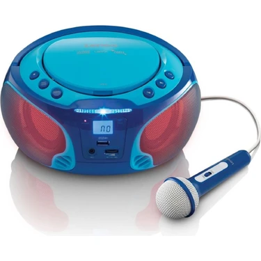Lenco SCD650BU Taşınabilir Müzik Seti Karaoke Radyo CD Çalar Mp3
