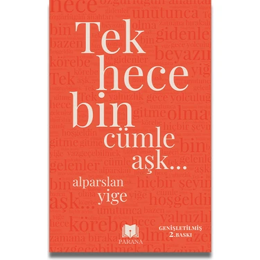 Tek Hece Bin Cümle Aşk - Alparslan