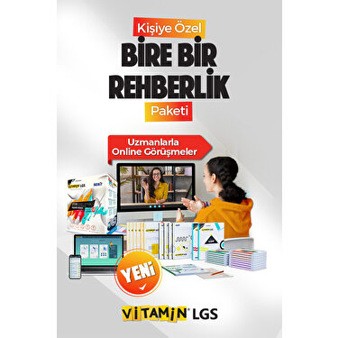 Vitamin Lgs Süper Set 2025 + 8. Sınıf Bire Bir Rehberlik