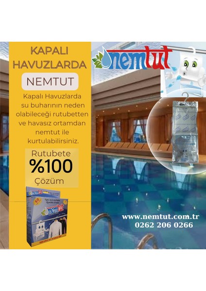 Nem Tut Nem Alıcı  Rutubet Emici Korozyon Giderici (30 Kutu İçerisinde 60 Paket)