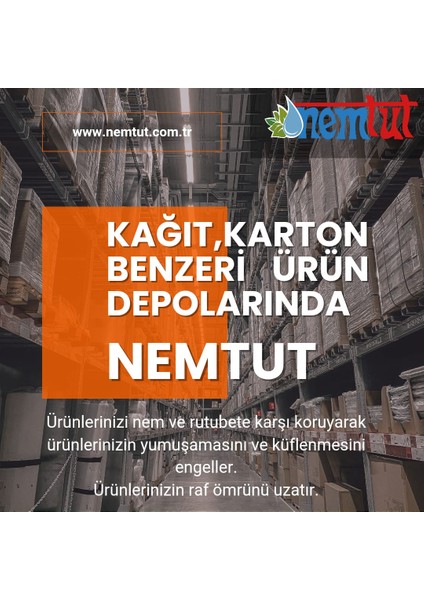 Nem Tut Nem Alıcı  Rutubet Emici Korozyon Giderici (30 Kutu İçerisinde 60 Paket)