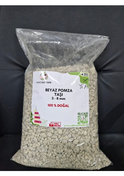 Yaldız Nart Beyaz Pomza Taşı 5 Lt