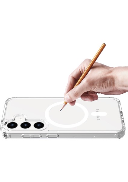 Buff Galaxy S24 Magsafe Air Hybrid Şeffaf Kılıf