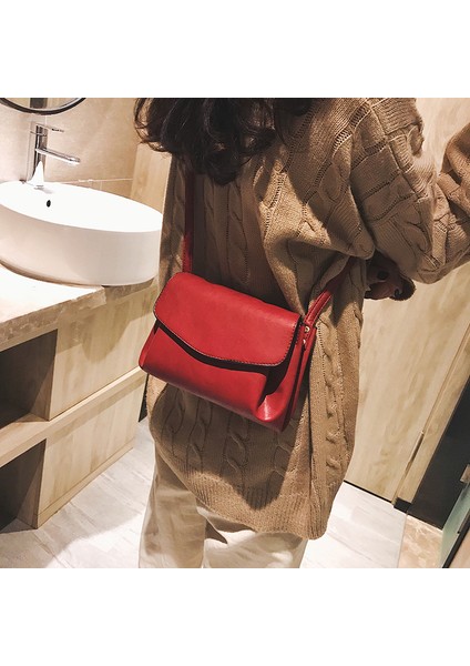 Çantası 2024 Hazır/kış Yeni Kore Moda Çantası Minimalist Kadınların Çantası Retro Soft Deri Sa Renk Çantası (Yurt Dışından) fırsatları