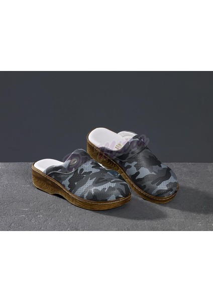 Ahşap Görünümlü Kadın Sabo Terlik 661