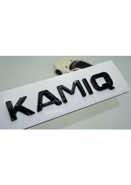 Skoda Kamiq Siyah Abs 3m 3D Bagaj Yazı Logo