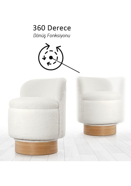 Belish Dönen Teddy Puf