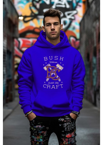 Bush Craft Tarz Rahat Kesim Oversize Sweatshirt