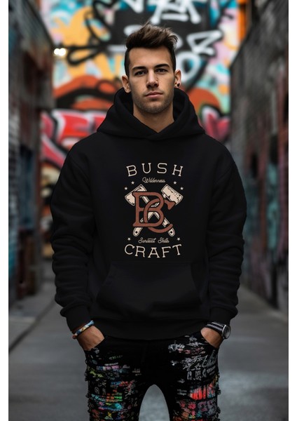 Bush Craft Tarz Rahat Kesim Oversize Sweatshirt