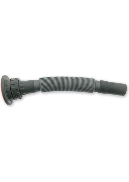 Krom Süzgeçli Rekorlu Körüklü Sifon Gri Kısa - RG06