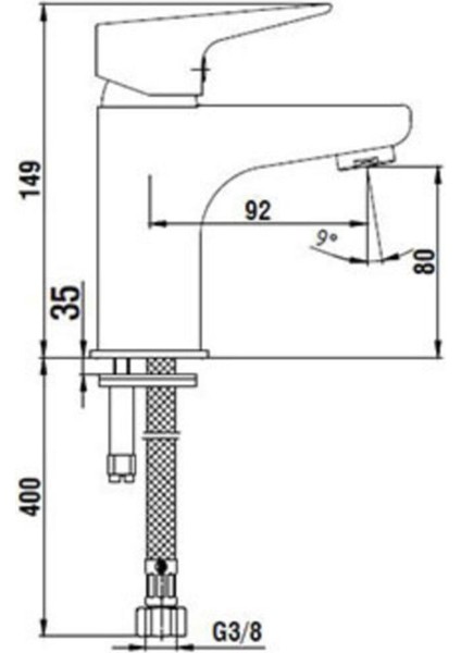 Ar Fia Lavabo Bataryası Mat Siyah 103508962