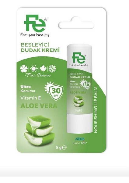 Besleyici Dudak Kremi Aloe Vera