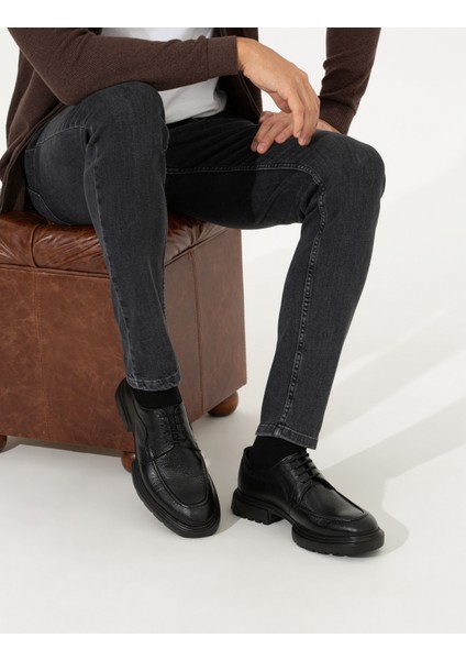 Erkek Siyah %100 Deri Casual Ayakkabı 50279495-VR046