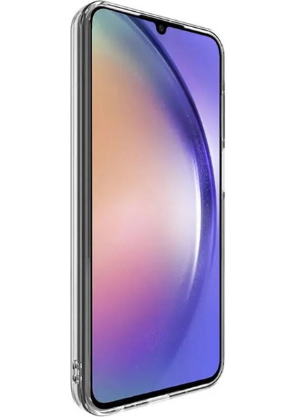 Samsung Galaxy A25 Kılıf Silikon Şeffaf + Ekran Koruyucu