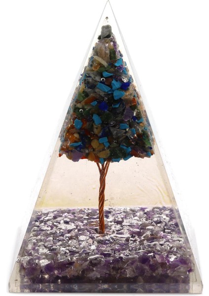 Ametist - Çakra Taşından Orgonit Piramit fiyatları