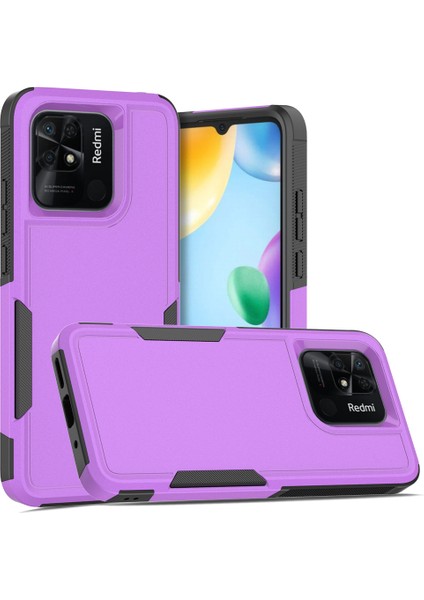 Xiaomi Redmi 9c Zil Standlı Darbeye Dayanıklı Telefon Kılıfı (Yurt Dışından)