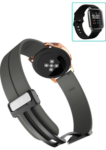 Haylou LS02 Akıllı Saat Uyumlu Kordon Magnetic Klipsli Premium Kayış