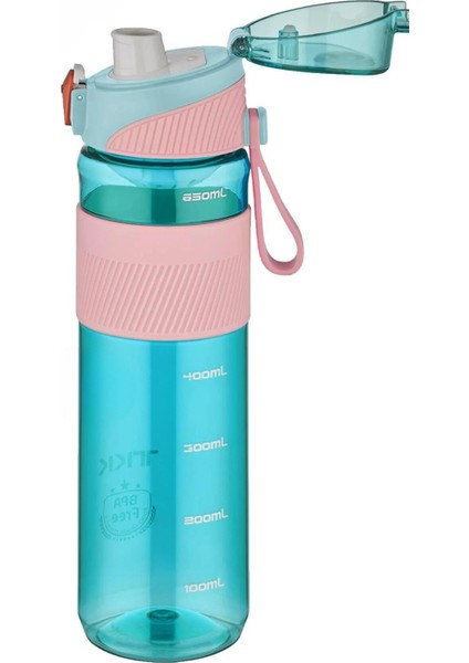 Tkk 700ML Pipetsiz Taşıma Askılı Süzgeçli Kilitlenebilir Kapak Su Matarası fiyatları