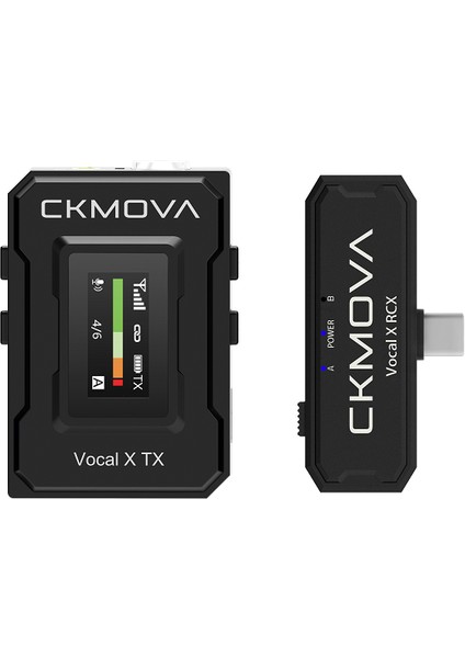 Vocal x V3 2.4 Ghz Dahili Mikrofonlu Typ-C Alıcılı Telsiz Mikrofon Seti