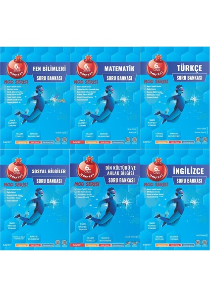 6. Sınıf Mod Soru Bankası Seti