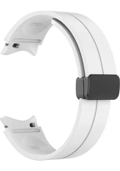 Samsung Galaxy Watch 6 Classic 43MM / 47MM Uyumlu Kordon Magnetic Klipsli Premium Kayış