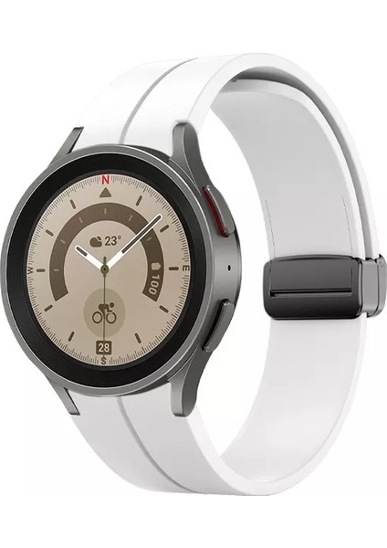 Samsung Galaxy Watch 6 Classic 43MM / 47MM Uyumlu Kordon Magnetic Klipsli Premium Kayış fiyatları