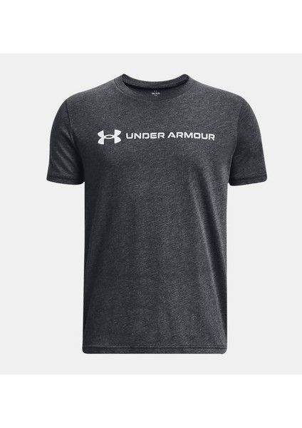 Erkek Çocuk UA Logo Wordmark Kısa Kollu 1380747-001