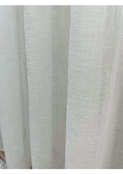 Naturel Keten Tül Perde 1/2,50 Plle - Ekru fiyatları