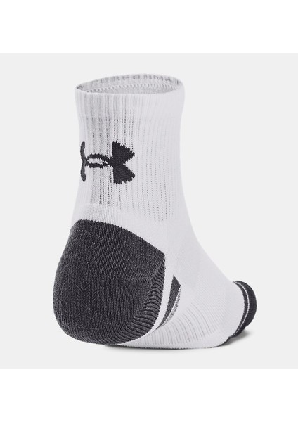 Under Armour Unisex UA Performance Tech 3’lü Paket Quarter Çorap 1379510-100