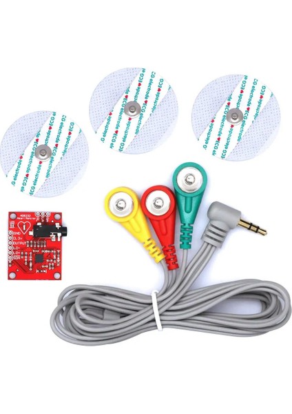 AD8232 Kalp Atışı EKG İzleme Sensörü Modülü Seti