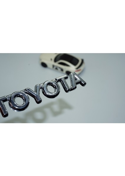 Toyota Bagaj 3m 3D Krom Abs Logo Amblem