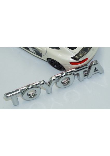 Toyota Bagaj 3m 3D Krom Abs Logo Amblem