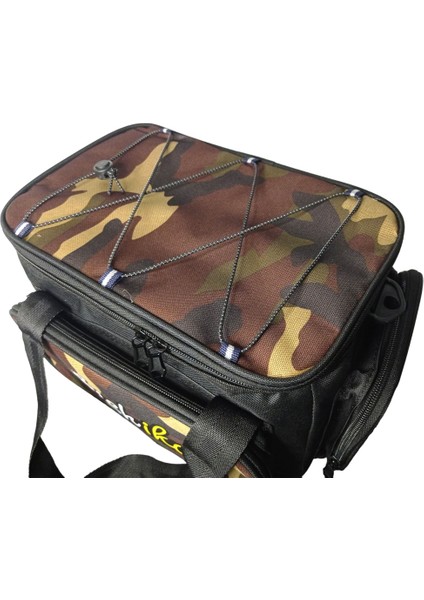 Tackle Bag Camouflage Black Balıkçı Çantası