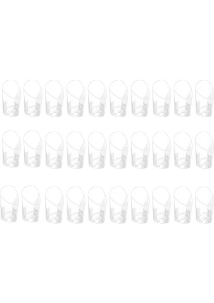 30 Adet 80 ml Mini Tek Kullanımlık Konik Kek Bardak Puding Jöle Mus Bardak Meze Kase Ev Tatlı Dükkanı Için Gıda Kabı (Yurt Dışından)
