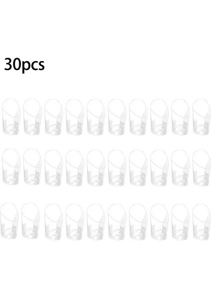 30 Adet 80 ml Mini Tek Kullanımlık Konik Kek Bardak Puding Jöle Mus Bardak Meze Kase Ev Tatlı Dükkanı Için Gıda Kabı (Yurt Dışından)