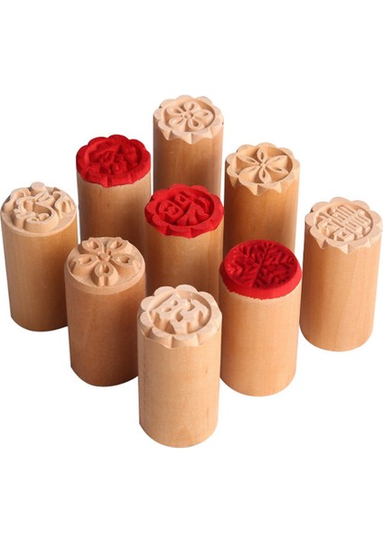 Ahşap Mooncake Pullar El Basınçlı Kek Makinesi Kalıp Geleneksel Çin Ay Kek Pulları Manuel Yuvarlak Ahşap (Yurt Dışından) modelleri