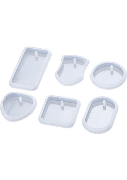 Dıy Anahtarlık Kolye Silikon Kalıp Seti Kristal Epoksi Kalıp Yuvarlak Kolye Takı Yapımı Kalıp (Yurt Dışından)