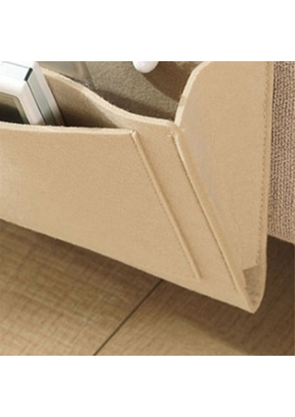 Başucu Organizatör, Yatak Başucu Organizatör Asılı 5 Cep Yumuşak Keçe Yatak Cepleri Başucu Depolama Organizatör Bej (Yurt Dışından) modelleri