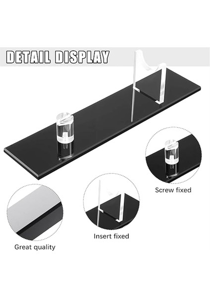 2 Adet Akrilik Bıçak Ekran Standı Sabit Bıçak Bıçak Koleksiyonu Ekran Standı Tutucu Tek Bıçak Geniş Ekran Standı (Yurt Dışından)