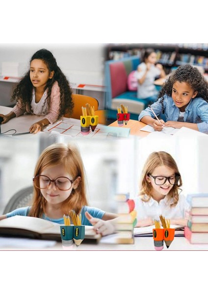 Pencil Pal Organizer, Yeni Keskin-Donuk Kalemlik, Sevimli Kalem Saklama Organizatörü Masaüstü Aksesuarları Turuncu (Yurt Dışından) fiyatları