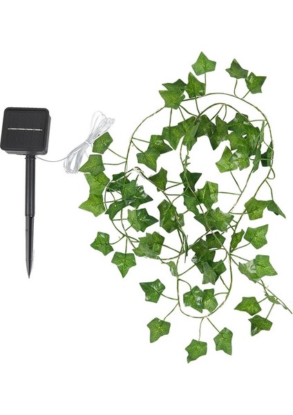 Güneş Işıkları Akçaağaç Yaprağı Peri Işıkları Su Geçirmez Açık Çelenk Güneş Lambası Noel Bahçe Dekorasyon Için-2m 20LED (Yurt Dışından)