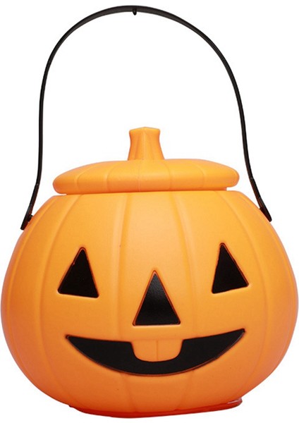 Cadılar Bayramı Balkabağı Feneri Çocuk Taşınabilir Kabak Feneri Cadılar Bayramı Taşınabilir Kabak Kovası Çocuk (Yurt Dışından)